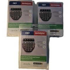 Quick-Grip Shield and Insert Replacement Kit Set of 3 Square D PKQGSICP 30922