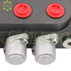 3Spool 25GPM 3000PSI Monoblock Hydraulic Directional Control Valve Double Acting