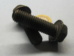 Flange Serrated Bolt, 10.9, FT, M12 x 1.75 x 40 mm Length, 5 Pc