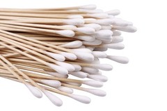 Cotton Tipped Applicators 6″, Non-Sterile, Wood Shaft, 1000pcs/box.
