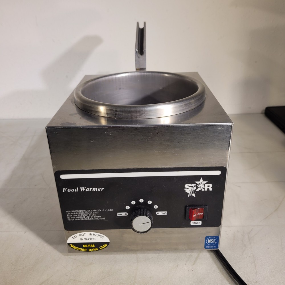 Star 3WLA-HS Food Warmer 120 Volts 545 Watts Water Capacity 1-1/3 Quarts