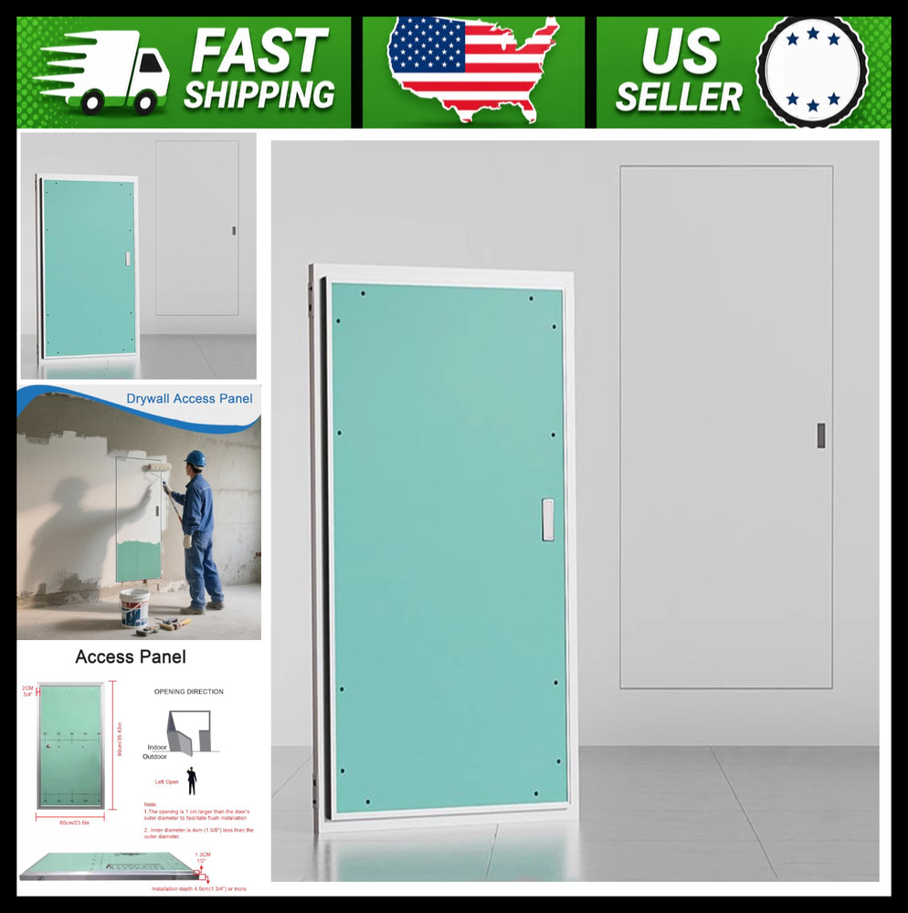 Large Paintable Drywall Access Panel Flush Mount 60x90cm Aluminum Hatch