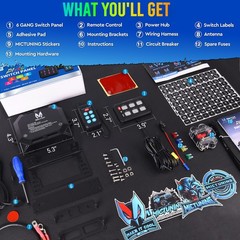 P1Y APP / 230FT Wireless Remote Control Switch Panel Lights Circuit Relay System