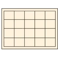Mfg Steel, Compartment Drawer, 9 7/8 in D x 2 1/8 in H x 13 5/8 in W ZO-G3095276