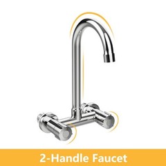 Wall Mount Hand Wash Sink – Commercial Kitchen Stainless Steel w Side Splashes