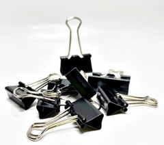 Allary #FD7005 Binder Clips, 8ct (6 x 3/4″ and 2 x 1″)
