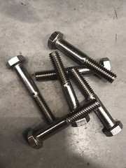 1/2” 18-8 (304) Stainless Steel Hex Bolts With Nuts – Multiple Sizes (2″ – 12″)