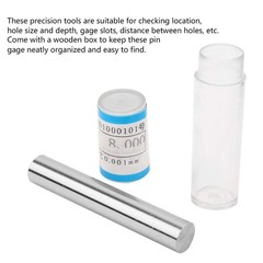 50pcs Metric Bearing Steel Pin Gage Set Precision Kit 0.001mm 7.51-8.000mm 50mm