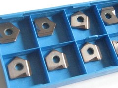 MILLSTAR FB-0625-R-04, Gr ZX-9, (pkg/10) 5/8 Carbide Milling Inserts