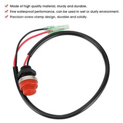 Outboard Start Stop Button Switch Keyless Push Button for Marine Boats