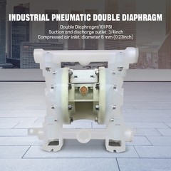 Industrial Plastic Double Diaphragm Oil Pump Air-operated Liquids Transfer Pump