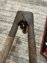 Vintage Cattle Calf Dehorner Horn Removing Tool Unsure What It Is
