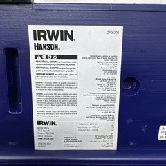Irwin Hanson Tools #24612 12 Piece Tap & Die Set, Fractional Hex – Excellent