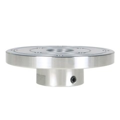 4-Inch Steel Wood Lathe Face Plate, 1 Inch x 8 tpi Threaded With Set Screws