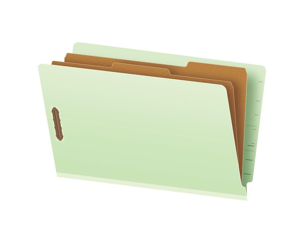 Pendaflex Pressboard End-Tab Classification Folders Letter Size 2 Dividers 2.5