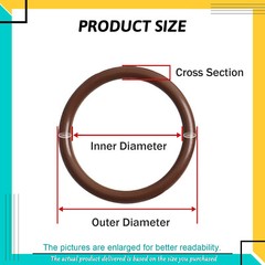 50 Pcs Vitons FKM FPM Rubber O Ring Oring Oil Seals OD 105 mm ID 93 mm ﻿