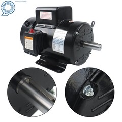 TEFC 5HP Single Phase Motor 1800 RPM 184T Farm Duty 208/230V 4-Pole 60Hz