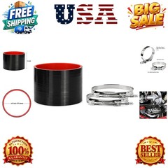 Straight ID: 4.0″ 101.6mm Silicone Hose Coupler High Temperature 4-ply with T…