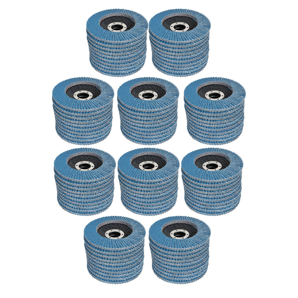 100 × 4-1/2″×7/8” 40 Grit T29 Premium Zirconia Flap Disc Sanding Grinding