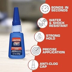 12 Pack Loctite 1365882 Liquid Professional Super Glue 20g Large Bottle