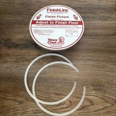 Sioux Chief 832-4HNR Finish Fixture for Adjustable Floor Drain PVC Round 6-1/2”