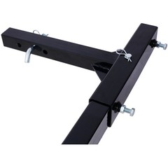 Hydraulic Receiver Hitch Crane 1000lb Cap Swivel 24-78in Lift Range
