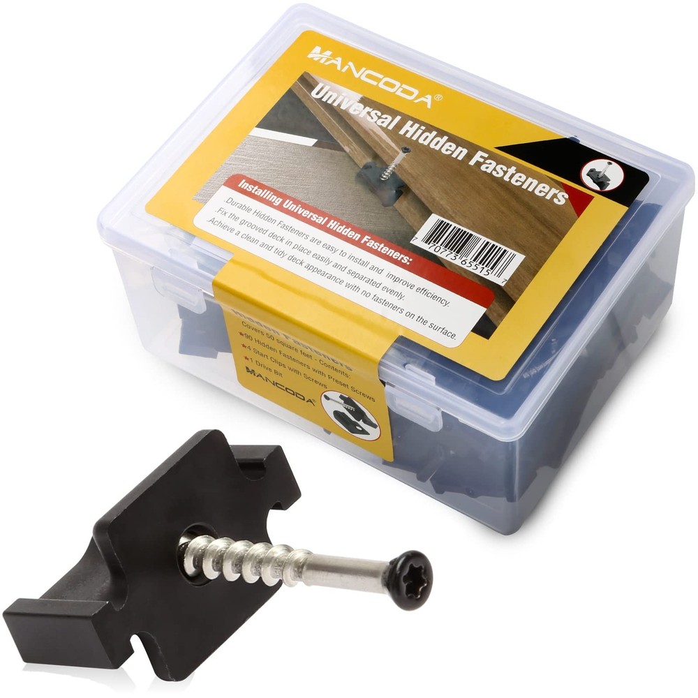 Hidden Deck Fasteners for Composite Decking Board, Universal Hidden Fasteners…