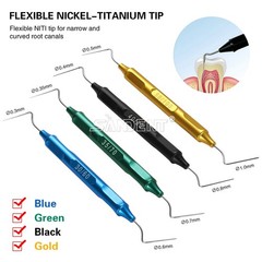 Nickel-Titanium Endo Buchanan Dental Fit Heat Pluggers Fill Obturation Tips USA