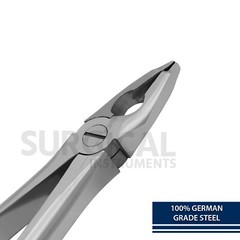 5 Pc Dental Extracting Forceps F1, 2,3,4,7 Diamond Dusted Gold Handle German GR