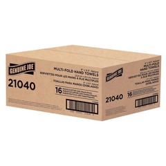 Multifold Paper Hand Towels, 1-Ply Kraft, 9.25″ x 9.4″, 100% Recycled, 250 Co…