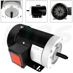 General Purpose 1HP Electric Motor 3 Phase 56C Frame 1725 RPM TEFC 230/460V