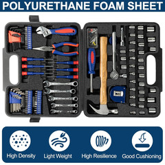 4 PCS Polyurethane Foam Sheets 16″ L X 12″ W X 1″ T Packing Foam Inserts