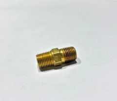 (7) 3325×4 WEATHERHEAD Brass 1/4″ MPT x 1/4″ MPT Hex Nipple Adapter