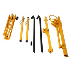 FOREOCELIV 11ft Drywall Lift Panel Hoist Jack Lifter 150 lbs Ceiling Wall Yellow