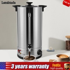 Electric 6.6gal Catering Hot Water Boiler Commercial Coffee Tea Urn Stainless