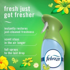 Febreze Air Mist Air Freshener Spray Odor Fighting Room Spray Gain 6 Pack