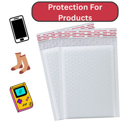 400PCS #1 Poly Bubble Mailers Mailing bags Padded Shipping Envelopes 7.25×12