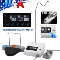 Dental Brushless Implant Motor System Surgical 1:1 LED Contra Angle Handpiece DT
