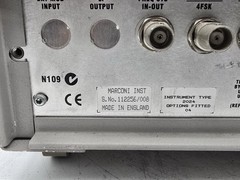 Marconi Instruments 2024 RF Signal Generator 9kHz-2.4GHz Opt 04