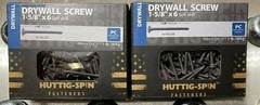 2 POUNDS 1-5/8″ X 6 DRYWALL SCREW PHILLIPS BUGLE SELF DRILLING
