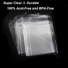 Golden State Art, 50 Pack Clear Bags for 11×14 Mats, Pictures, 11×14,