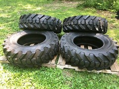 4 NEW 15.5-25 Galaxy MPC Loader L2/G2 Tires – 15.5X25 – 12 PLY – 154 pound tire