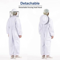 Professional Bee Suits for Men Women Sting Proof with Round Veil Sting Proof