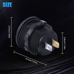 Waterproof CAR Battery Meter DC 12V Voltmeter LED Digital Display Voltage Gauge