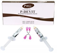Pyrax P-DEVIT Pulp Devitalizing Paste 2 x 3gm Syringe Pack (Like Voco Depulpin)