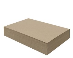 100 Sheets Chipboard 11 x 17 inch – 30pt Medium Weight Brown Kraft Cardboard