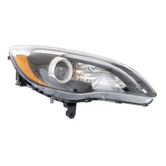 Right Passenger Headlamp Clear Lens Black Chrysler 200 2011-2014 68088066AG