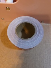 Desktop Water Activated Tape Dispenser With 2 Rolls Of Paper Tape Pink