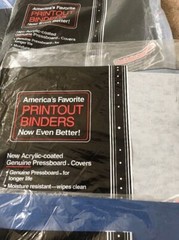 Lot of 5 Wilson Jones Binder Printout Binder 9.5″x11″
