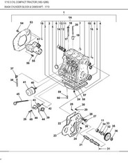 1710 Compact Utility Tractor Service Parts Catalog Ford 3 Cylinder Diesel